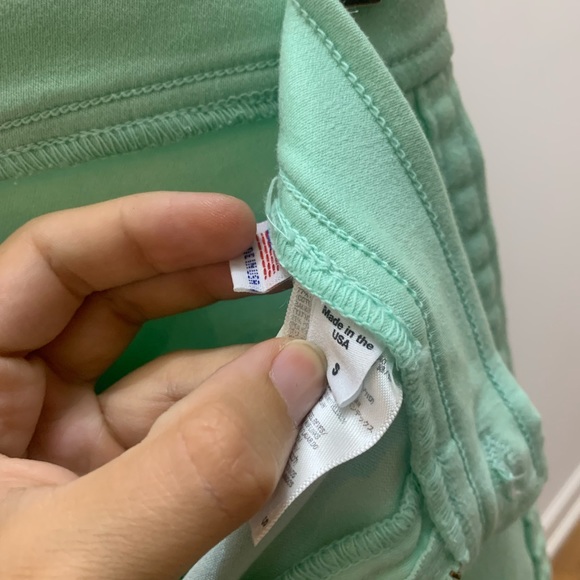 American Apparel mint easy  jeans - unique rare colour - Picture 4 of 4